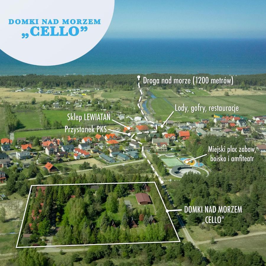 Domki Nad Morzem Cello Ostrowo  Exterior photo